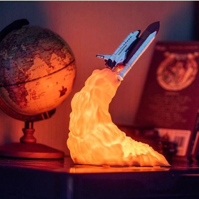 Rocket lamp