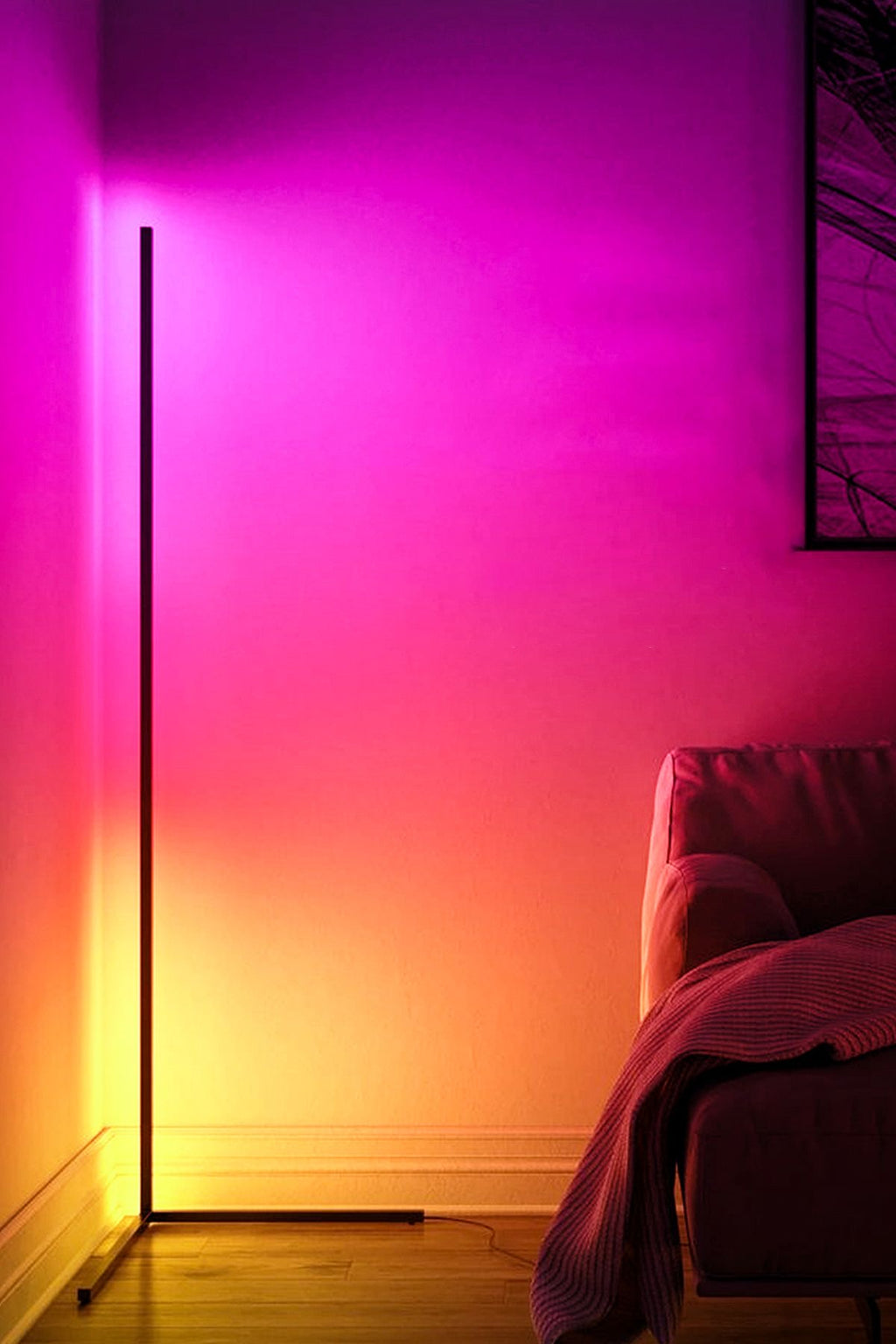 RGB Corner Floor Lamp