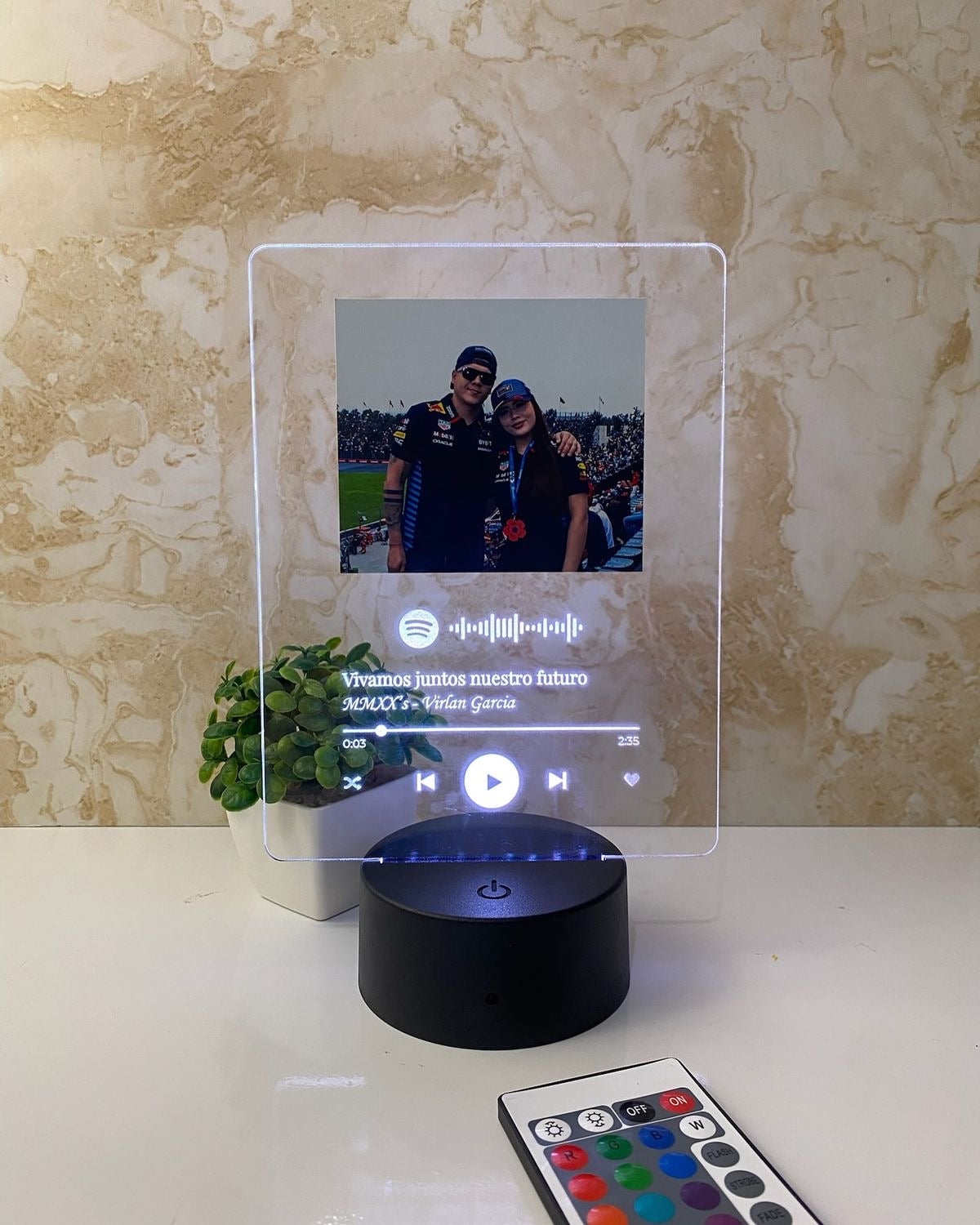 Spotify plate
