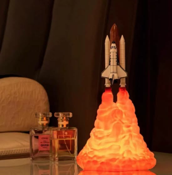 Rocket lamp